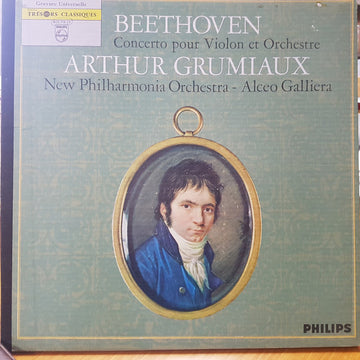 Ludwig van Beethoven – Arthur Grumiaux, New Philharmonia Orchestra - Alceo Galliera : Concerto Pour Violon Et Orchestre (LP, Gat)