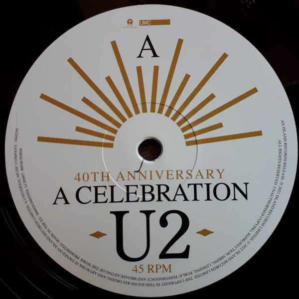 U2 : A Celebration (12", RSD, Single, Ltd, RE, 180)