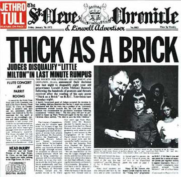 Jethro Tull : Thick As A Brick (CD, Album, RE)