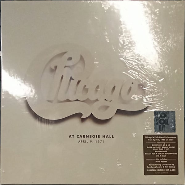 Chicago (2) : At Carnegie Hall - April 9, 1971 (3xLP, Album + Box, RSD, Ltd)