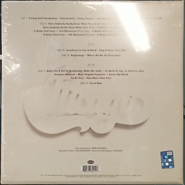 Chicago (2) : At Carnegie Hall - April 9, 1971 (3xLP, Album + Box, RSD, Ltd)