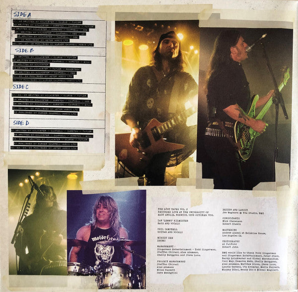 Motörhead : The Löst Tapes Vol. 2 (Live In Norwich 1998) (2xLP, Album, RSD, Ltd, Blu)