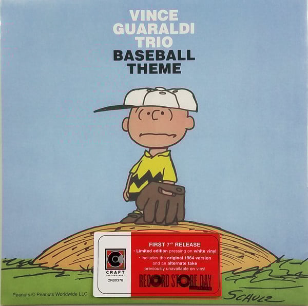 Vince Guaraldi Trio : Baseball Theme (7", RSD, Single, Ltd, Whi)
