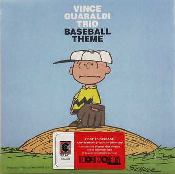 Vince Guaraldi Trio : Baseball Theme (7", RSD, Single, Ltd, Whi)