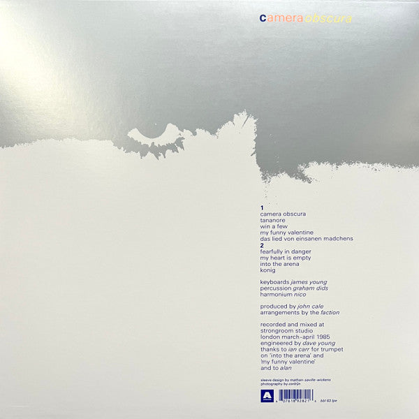 Nico (3) + Faction (3) : Camera Obscura (LP, Album, RSD, Ltd, RE, RM, Blu)