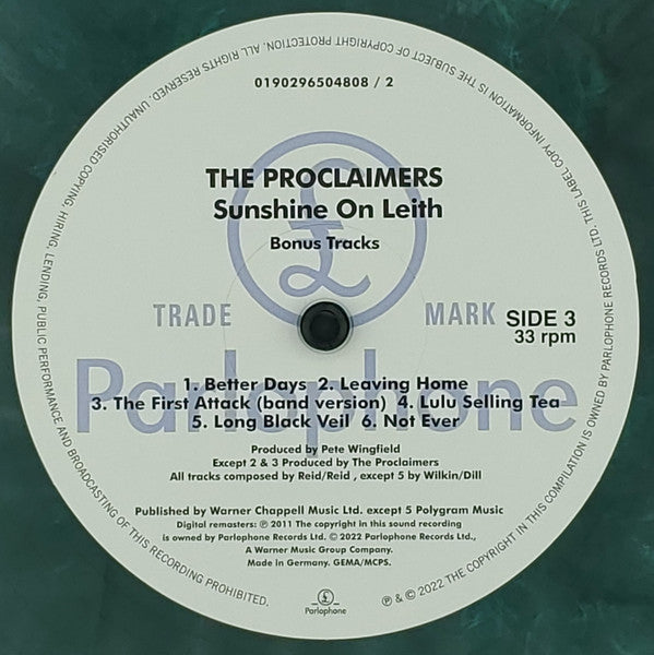 The Proclaimers : Sunshine On Leith (2xLP, Album, RSD, Ltd, RE, RM, Bla)