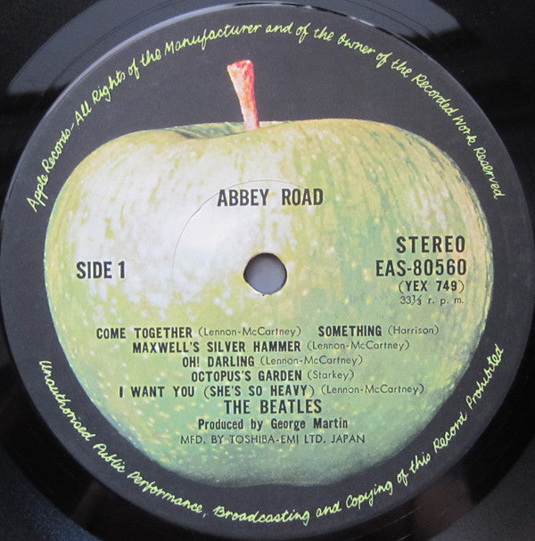 The Beatles = The Beatles : Abbey Road = アビイ・ロード (LP, Album, RE)