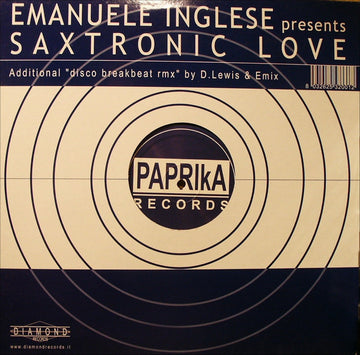 Emanuele Inglese : Saxtronic Love (12")