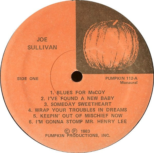 Joe Sullivan : Gin Mill (LP, Album, Mono)