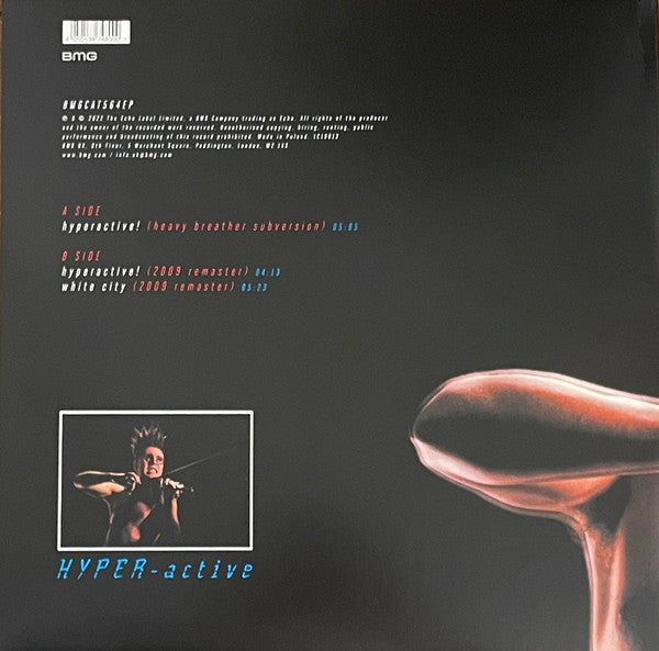 Thomas Dolby : Hyper-active! (Heavy Breather Subversion) (12", Maxi, RSD, Ltd, RE, RM, Blu)