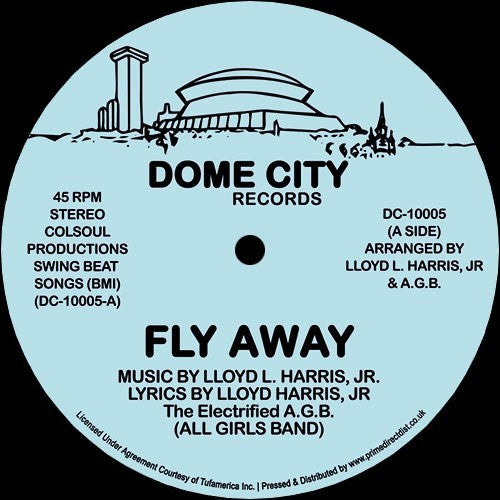 The Electrified A.G.B. (All Girls Band) : Fly Away (Disco Version) (12", Single, Ltd, RE)