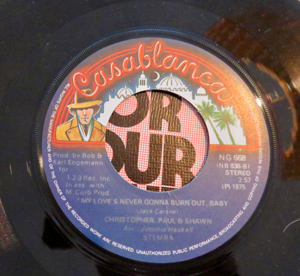 Christopher Paul (4) And Shawn King (7) : For Your Love (7", Single)