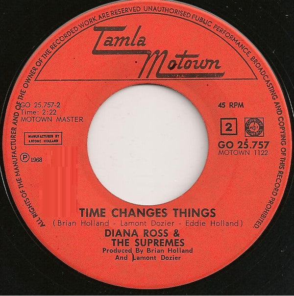 The Supremes : Forever Came Today (7")
