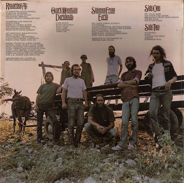 The Ozark Mountain Daredevils : Men From Earth (LP, Album, Ter)