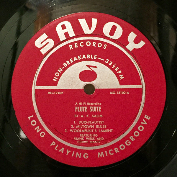 A.K. Salim : Flute Suite (LP, Album, Mono, Dee)