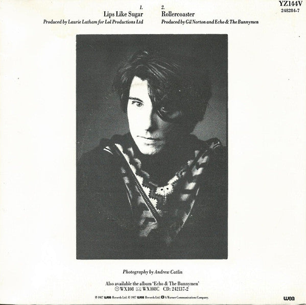 Echo & The Bunnymen : Lips Like Sugar (7", Single, Gat)