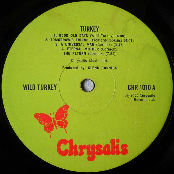 Wild Turkey : Turkey (LP, Album, Gat)