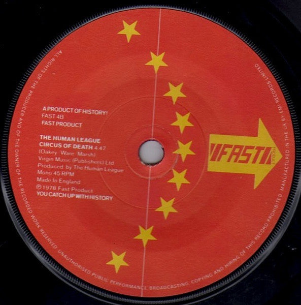 The Human League : Being Boiled / Circus Of Death (7", Single, Mono, RE, Sol)