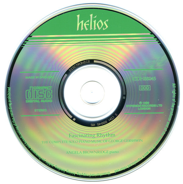 Angela Brownridge, George Gershwin : Fascinating Rhythm - The Complete Solo Piano Music Of George Gershwin (CD, Album)