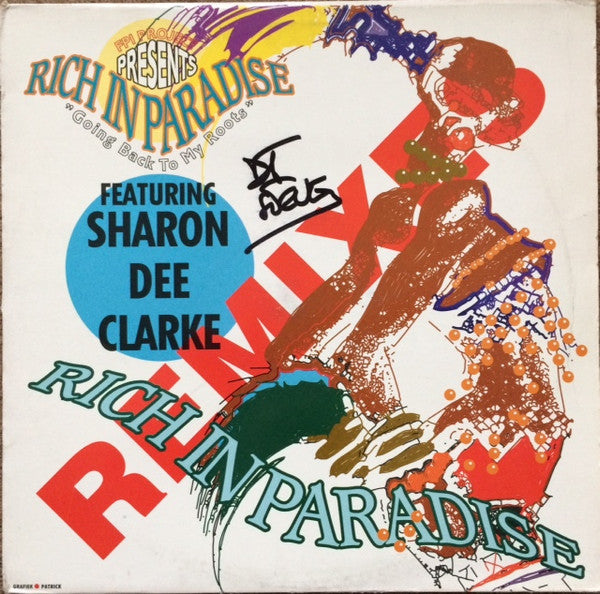 FPI Project Featuring Sharon Dee Clarke : Rich In Paradise "Going Back To My Roots" (Remixes) (12")