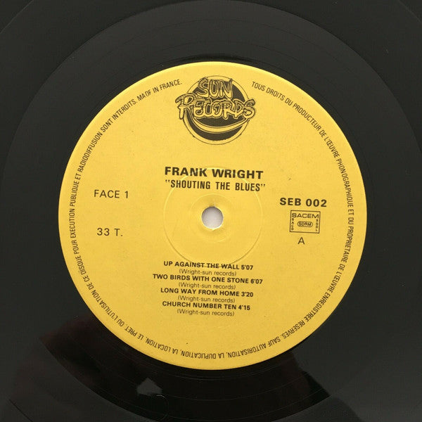 Frank Wright / Georges Arvanitas : Shouting The Blues (LP, Album)