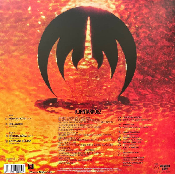 Magma (6) : Köhntarkösz (LP, Album, Ltd, Num, RE, RM, Ora)