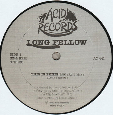 Long Fellow : This Is Penis (12")