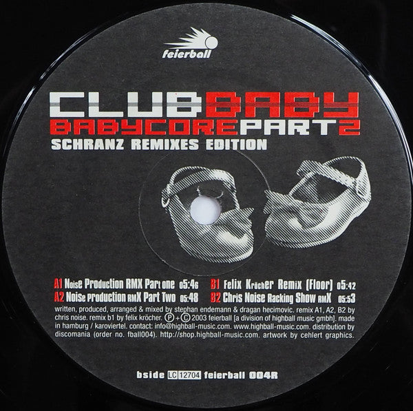 Club Baby : Babycore Part 2 - Schranz Remixes Edition (12")