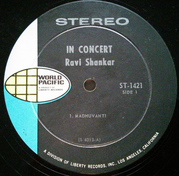 Ravi Shankar : In Concert (LP, Album, RP, Roc)