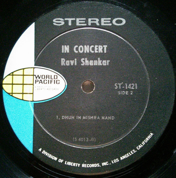 Ravi Shankar : In Concert (LP, Album, RP, Roc)