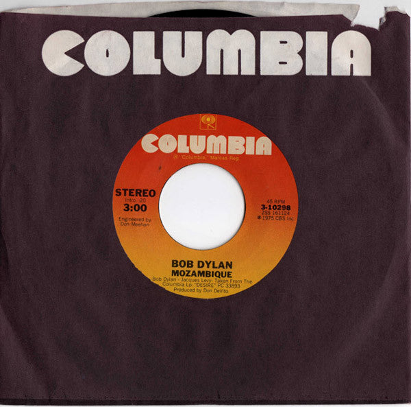 Bob Dylan : Mozambique (7", Styrene, Ter)