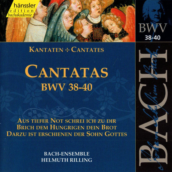 Johann Sebastian Bach : Cantatas BWV 38-40 (CD, RM)