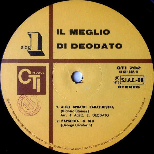 Deodato* : Il Meglio Di Deodato (LP, Comp)