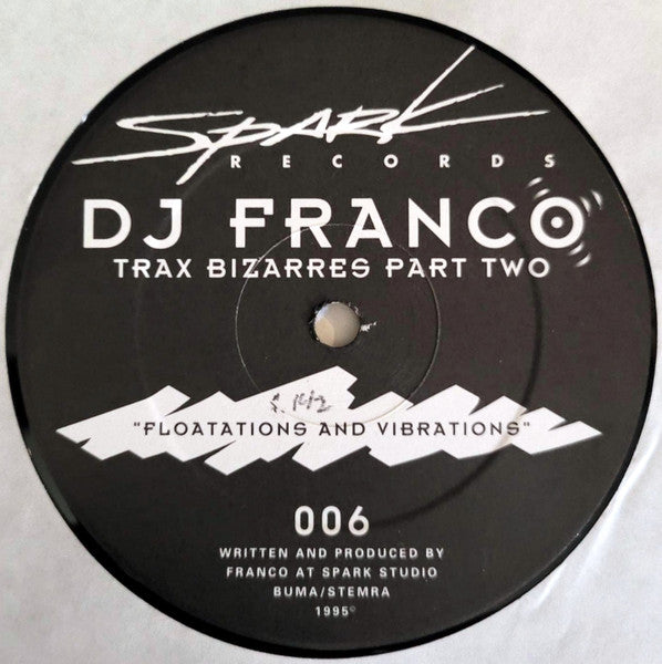 DJ Franco* : Trax Bizarres Part Two (12")
