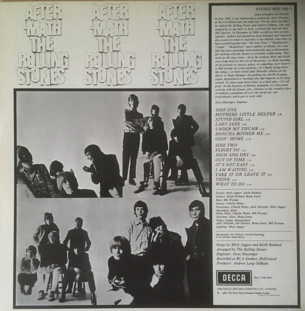The Rolling Stones : After Math (LP, Album, RE)