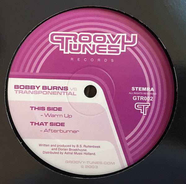 Bobby Burns vs. Transponential : Warm Up (12")