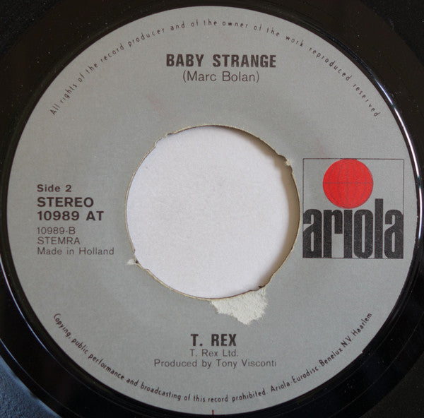 T. Rex : Telegram Sam / Baby Strange (7", Single)