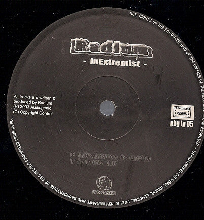 Radium : Inextremist Vol. 1 (2x12", Album)