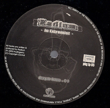 Radium : Inextremist Vol. 1 (2x12", Album)