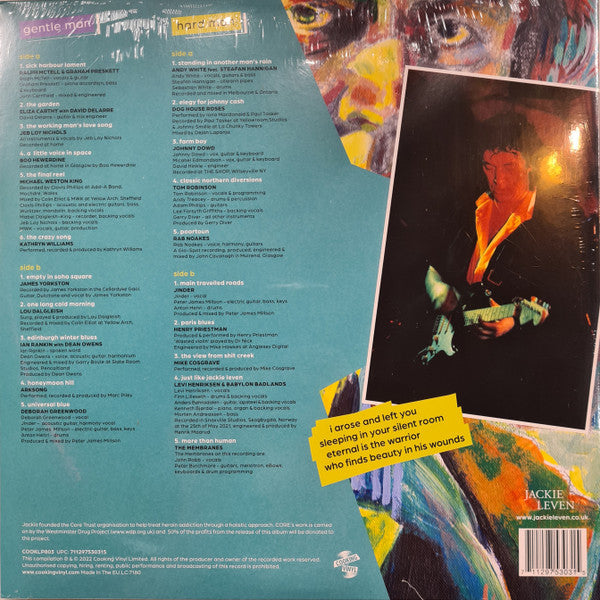 Various : The Wanderer - A Tribute To Jackie Leven (2xLP, Comp, blu)