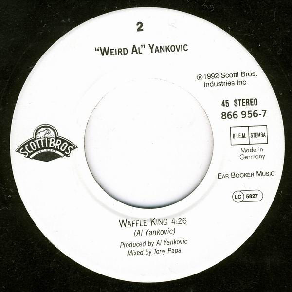 "Weird Al" Yankovic : Smells Like Nirvana (7", Single)