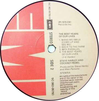 Steve Harley & Cockney Rebel : The Best Years Of Our Lives (LP, Album)
