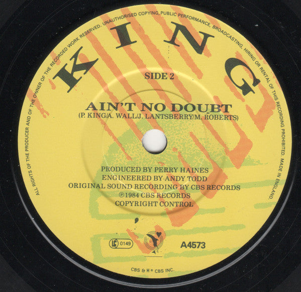 King : Soul On My Boots (7", Single)
