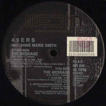49ers Feat: Anne Marie Smith* : The Message (12")