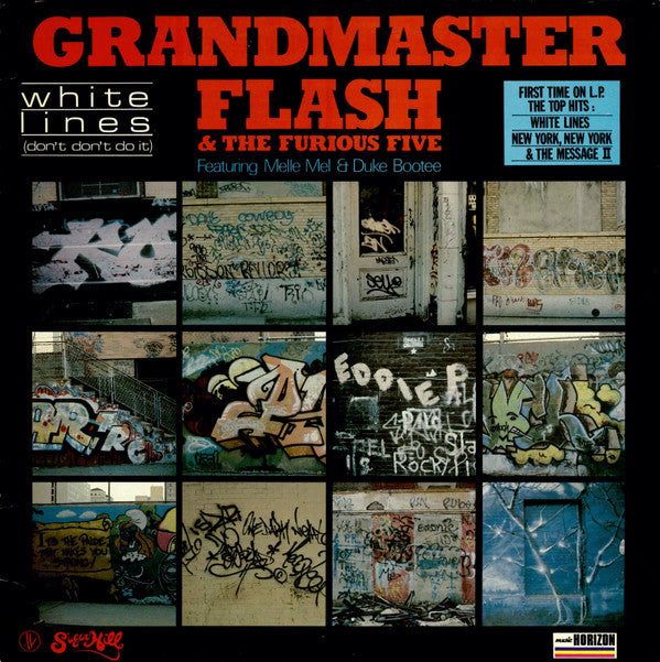 Grandmaster Flash & The Furious Five Featuring Melle Mel & Duke Bootee : White Lines (Don't Don't Do It) (LP, Comp, M.P)