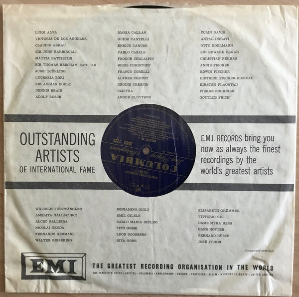 Béla Bartók, Quatuor Végh : Bartók String Quartets - Volume III (LP, Mono, RP)