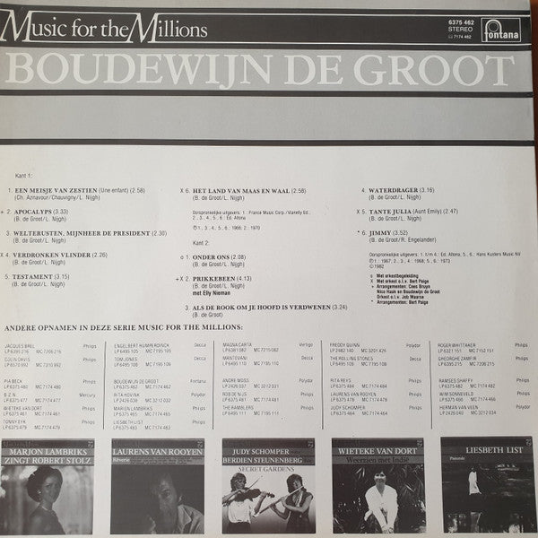 Boudewijn De Groot : Boudewijn De Groot (LP, Comp, RE)
