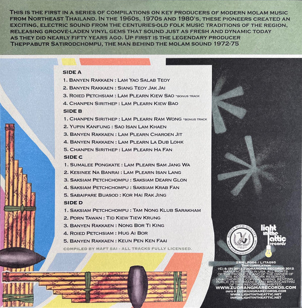 Various : Theppabutr Productions: The Man Behind The Molam Sound 1972-75 (2xLP, RSD, Comp, Ora)