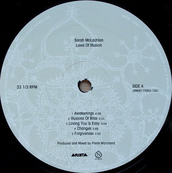 Sarah McLachlan : Laws Of Illusion (LP, Album)