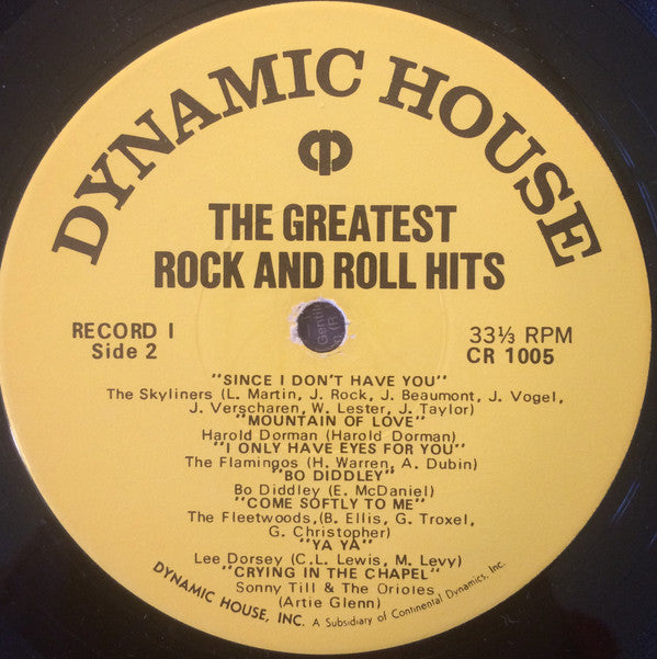 Various : The Greatest Rock And Roll Hits (4xLP, Son + Box, Comp)